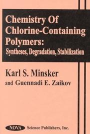 Cover of: Chemistry of Chlorine-Containing Polymers by K. S. Minsker, Karl S. Minsker. Edited by Guennadi E. Zaikov