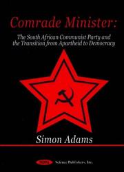 Cover of: Comrade Minister by Simon Adams