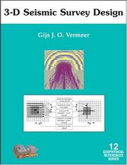 Cover of: 3-D Seismic Survey Design (Plus CD-ROM) (Geophysical References, V. 12)
