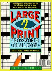 Cover of: Large-Print Crosswords Challenge #2