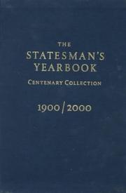 Cover of: The Statesman's Yearbook Centenary Collection, 1900-2000: Two Volume Boxed Set