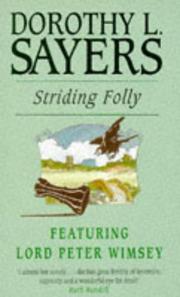 Cover of: Striding Folly (Crime Club) by Dorothy L. Sayers