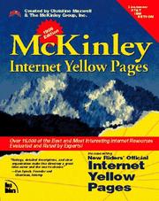 Cover of: McKinley Internet Directory (Mckinley Internet Directory) by Christine Maxwell
