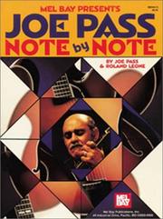 Cover of: Mel Bay Presents Joe Pass Note by Note by Joe Pass