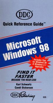 Cover of: Quick Reference Windows 98