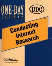 Cover of: Conducting Internet Research One-Day Course