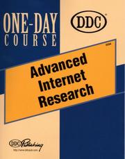 Cover of: Advanced Internet Research One-Day Course