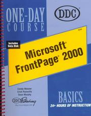 Cover of: Microsoft Frontpage 2000 Basics