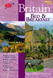 Cover of: AAA Britain Bed and Breakfast (Aaa Britain Bed and Breakfast 2000) by American Automobile Association