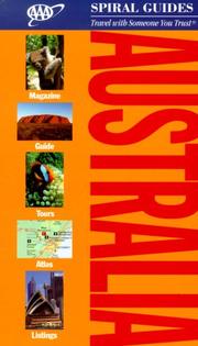 Cover of: AAA Spiral Guide to Australia (Aaa Spiral Guides)