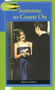 Cover of: Someone to Count on (Carter High Chronicles Senior Year) by Eleanor Robins