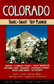 Cover of: Colorado Travel-Smart Trip Planner (1st Edition)