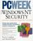 Cover of: Pcweek Microsoft Windows Nt Security
