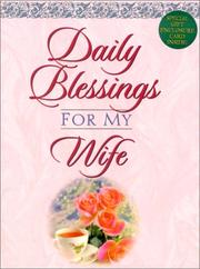Cover of: Daily Blessings for My Wife (Daily Blessings)