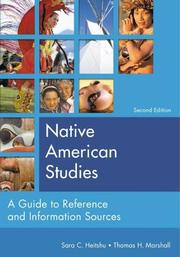 Cover of: Native American Studies: A Guide to Reference and Information Sources (Social Sciences)