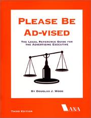 Cover of: Please Be Ad-Vised by Douglas J. Wood
