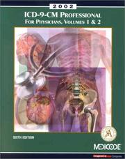 Cover of: Professional ICD-9-CM Code Book for Physicians, Volumes 1 & 2, 2002