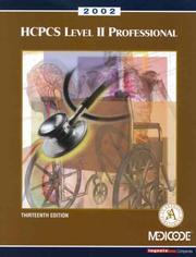 Cover of: HCPCS Level II Professional, 2002