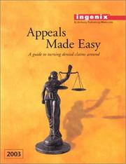 Cover of: Appeals Made Easy: A Guide to Turning Denied Claims Around, 2003