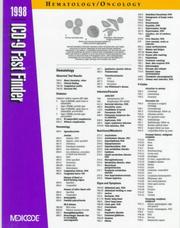 Cover of Icd-9-cm 1998 Fast Finder Hematology/oncology by 