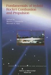 Cover of: Fundamentals of Hybrid Rocket Combustion and Propulsion (Progress in Astronautics and Aeronautics)