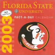 Cover of Florida State University 2003 Collegiate Sports Calendar