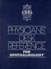 Cover of: Physicians' Desk Reference for Ophthalmology 1997 (25th ed)