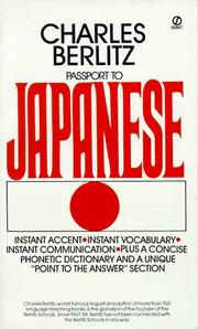 Cover of: Passport to Japanese