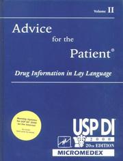 Cover of: USP DI, Vol. 2 by Micromedex, Medical Economics, Micromedex, United States Pharmacopeia