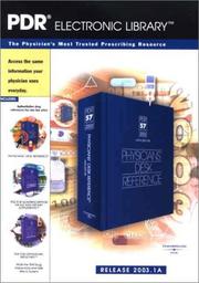 Cover of: Pdr Electronic Library 2003