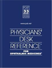 Cover of: Physicians' Desk Reference for Ophthalmic Medicines 2005 (Physicians' Desk Reference (Pdr) for Ophthalmic Medicines)