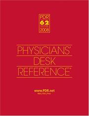 Physicians Desk Reference 2008 by PDR Staff