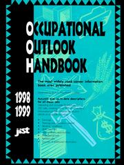 Cover of: Occupational Outlook Handbook 1998-99 (Serial)