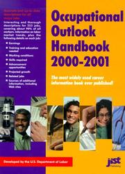 Cover of: Occupational Outlook Handbook 2000-2001 (Occupational Outlook Handbook, 2000-2001 (Cloth)) | United States. Department of Labor.