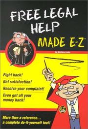 Cover of: Free Legal Help Made E-Z (Made E-Z Guides)