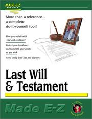 Last Will & Testament (Made E-Z Guides) (Made E-Z Guides) by Made E-Z