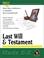 Cover of: Last Will & Testament (Made E-Z Guides) (Made E-Z Guides)