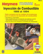 Cover of: Manual Haynes De Diagnostico De Inyeccion De Combustible