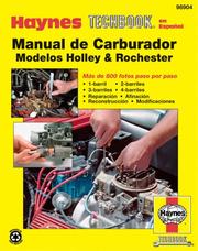 Cover of: Manual Haynes de carburadores para los modelos Holley & Rochester