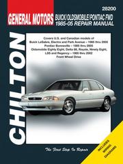GM: Buick, Oldsmobile & Pontiac FWD Models: 1985-2005 by Christine  L. Sheehy