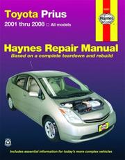 Cover of: Toyota Prius, '01-'08