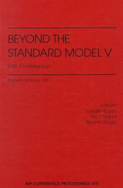 Beyond the Standard Model V by Eigen