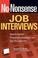 Cover of: No-Nonsense Job Interviews