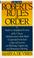 Cover of: The new Robert's rules of order