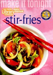 Cover of: Stir-Fries Make It Tonight (Coles Home Library Cookbooks : Mini Menus)