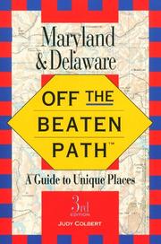 Cover of: MARYLAND AND DELAWARE: OFF THE BEATEN PATH(TM), 3rd Edition