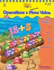 Cover of: Funtastic Frogs Operations and Beginning Place Value by Judy Goodnow, Shirley Hoogeboom