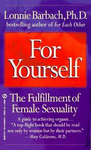 Cover of: For Yourself: The Fulfillment of Female Sexuality (Signet)