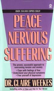 Cover of: Peace from nervous suffering