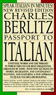 Cover of: Passport to Italian (Berlitz Travel Companions)